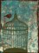 Birdcage on Teal 2 Poster Print by Jace Grey - Item # VARPDXJGRC016B